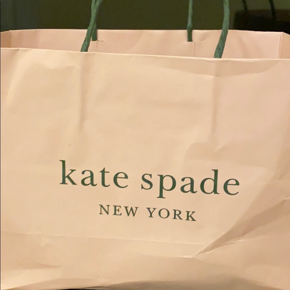 NWT and bag Kate Spade Gold Metallic ZIP up Wallet - Picture 2 of 5